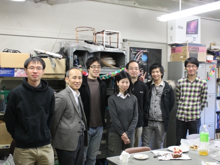 Birthday party of Assistant Prof. Hasegawa B