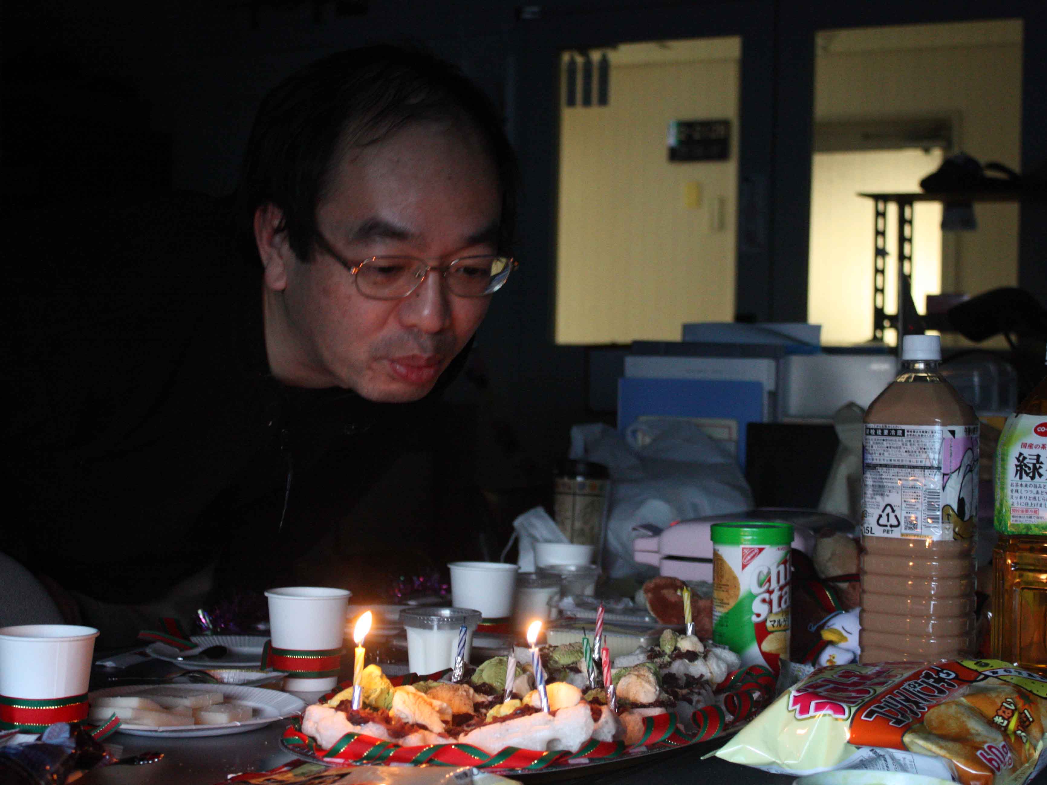 Birthday party of Assistant Prof. Hasegawa A